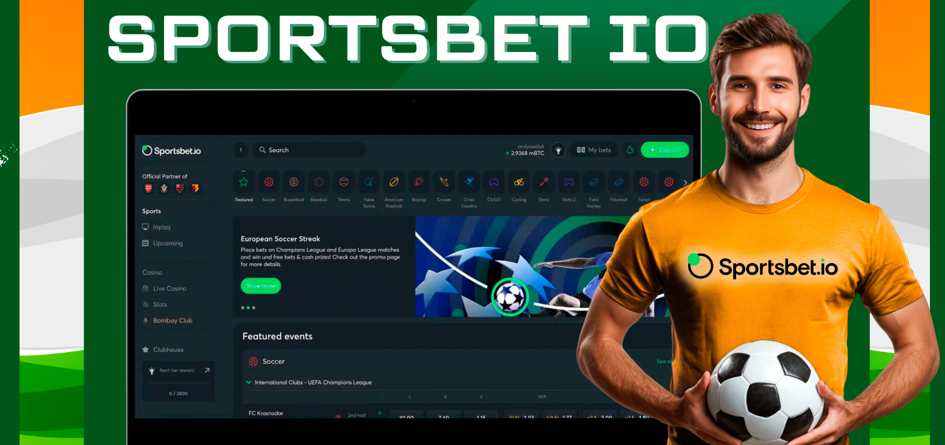 Sportsbet.io is a leading sports betting and gambling platform